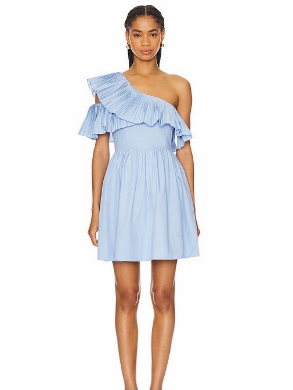 SOVERE Bliss Mini Dress in Bluebell